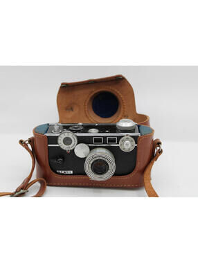 Vintage Argus C3 Rangefinder Camera The Brick 50mm w/ Case, Untested